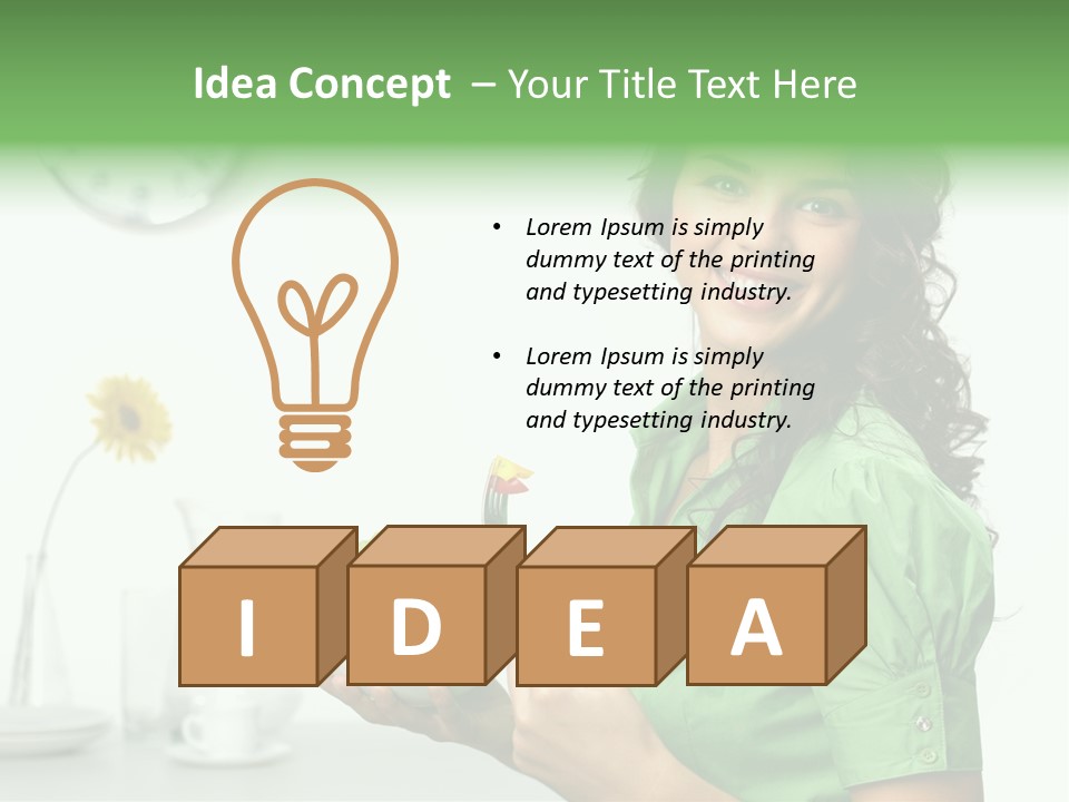 Healthy Holding Nutrition PowerPoint Template