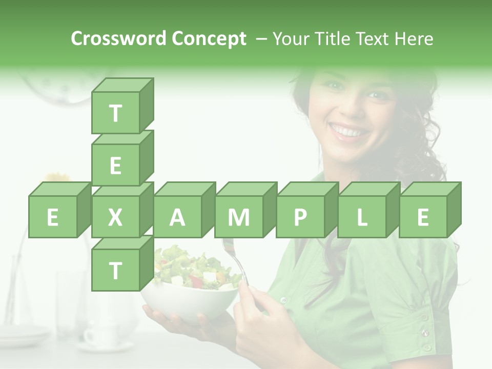 Healthy Holding Nutrition PowerPoint Template