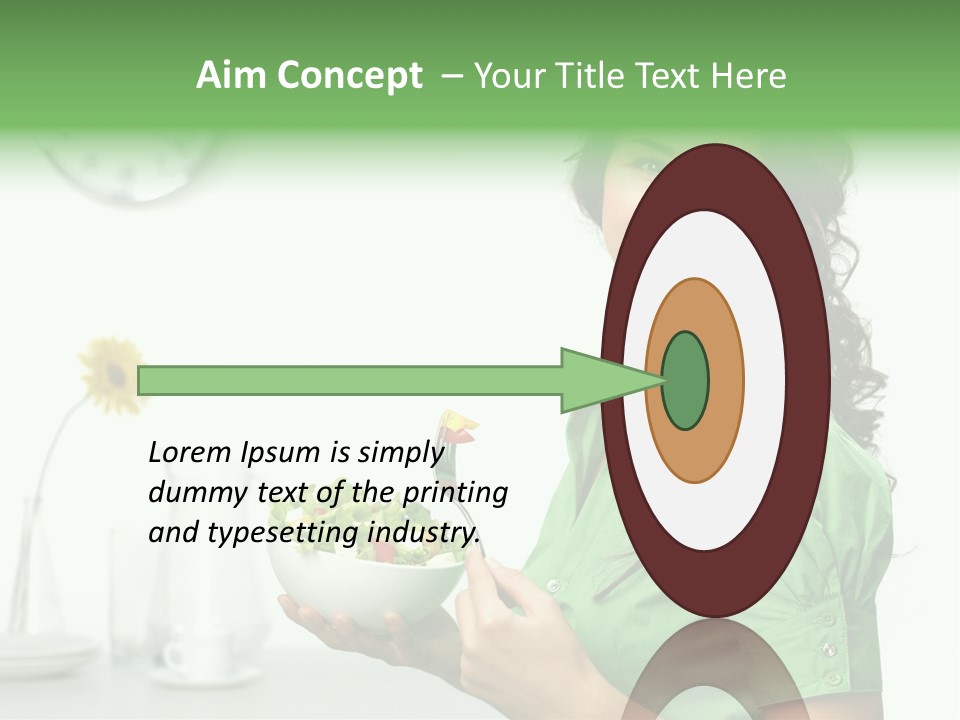 Healthy Holding Nutrition PowerPoint Template