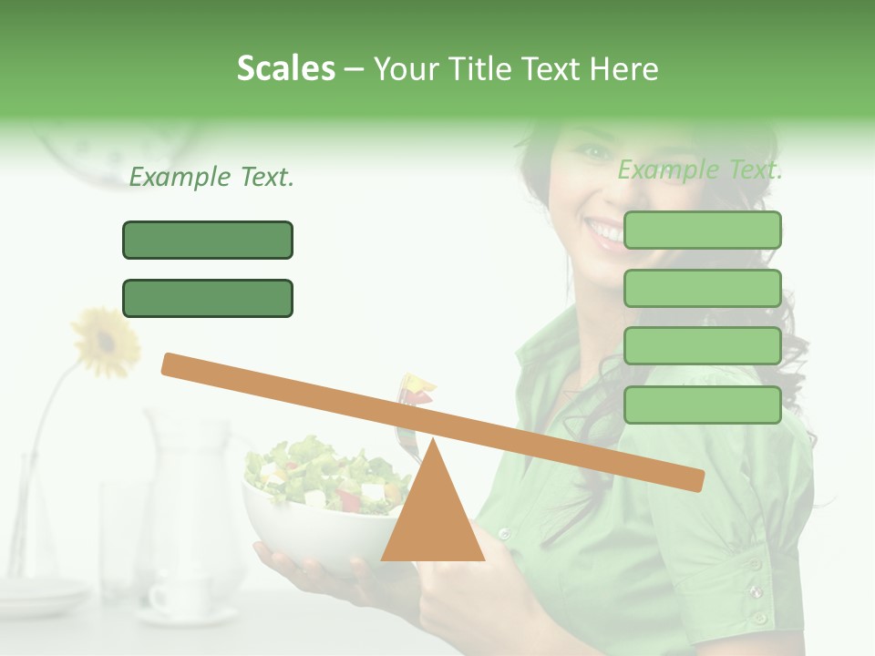 Healthy Holding Nutrition PowerPoint Template