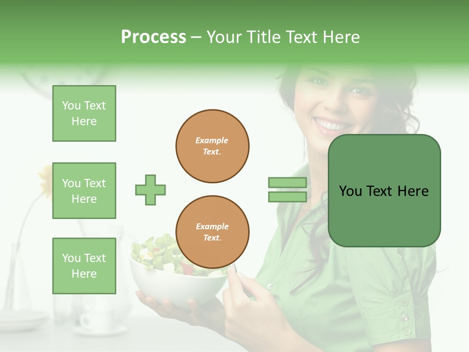 Healthy Holding Nutrition PowerPoint Template
