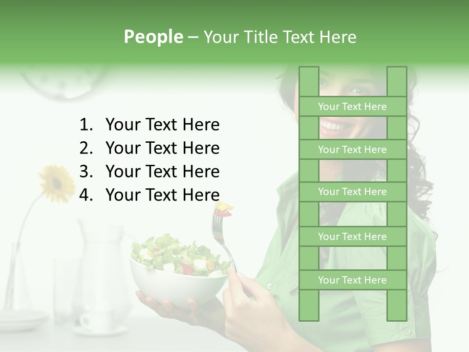 Healthy Holding Nutrition PowerPoint Template