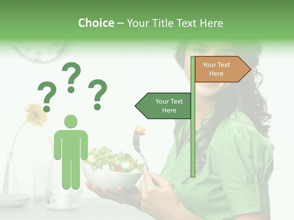 Healthy Holding Nutrition PowerPoint Template