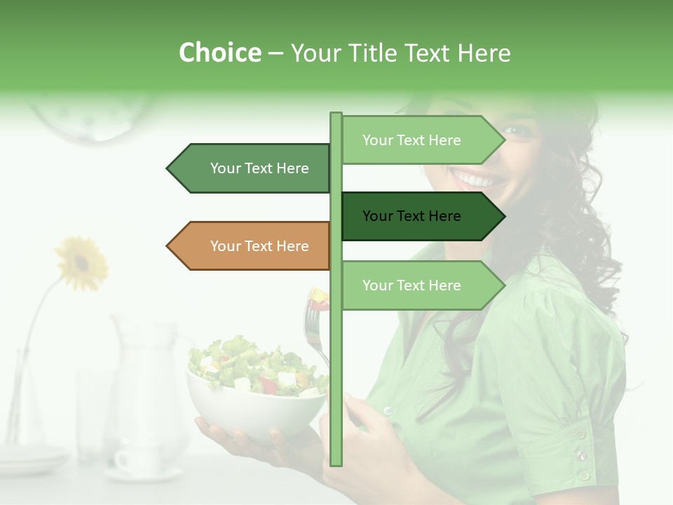Healthy Holding Nutrition PowerPoint Template