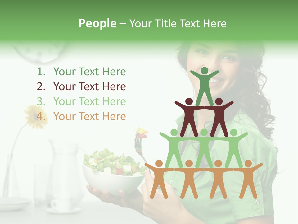 Healthy Holding Nutrition PowerPoint Template