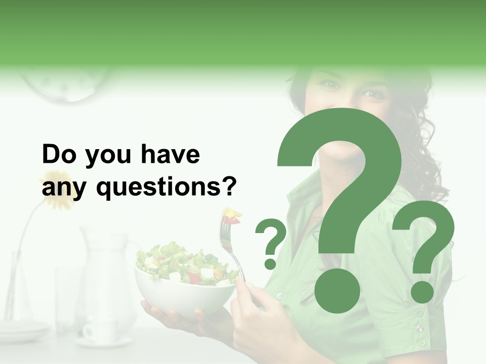 Healthy Holding Nutrition PowerPoint Template