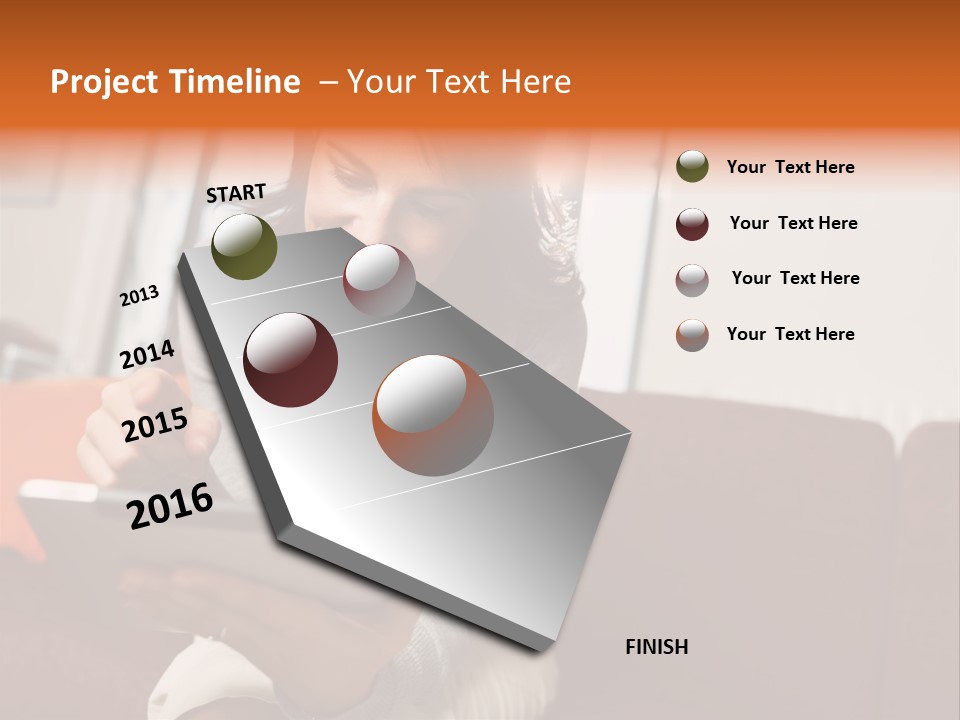 Happiness Modern Pad PowerPoint Template