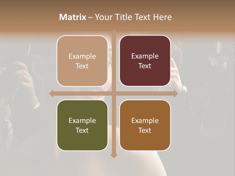 Success Reporter Caucasian PowerPoint Template