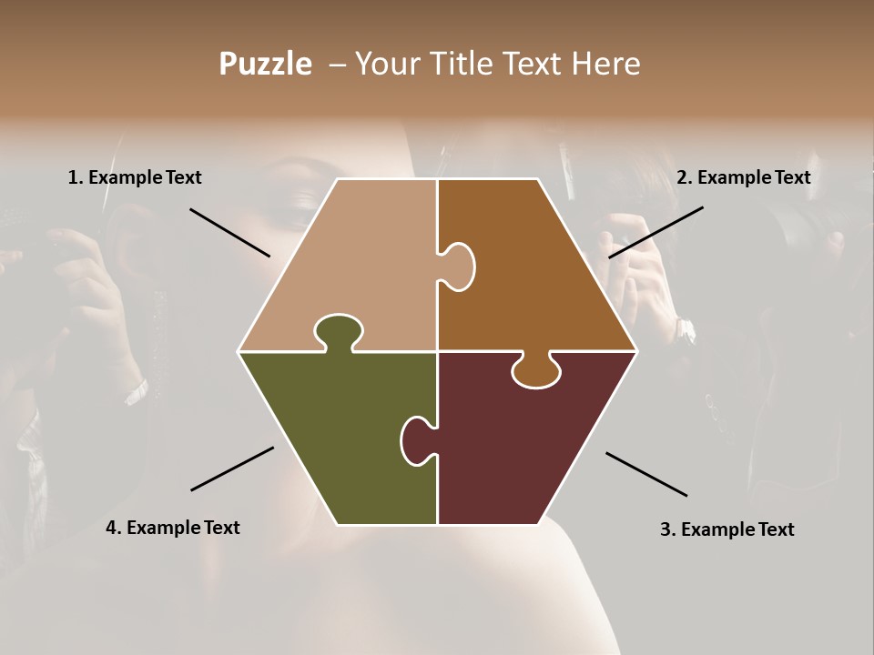 Success Reporter Caucasian PowerPoint Template