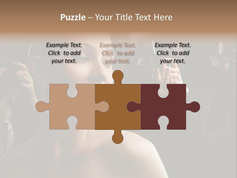 Success Reporter Caucasian PowerPoint Template