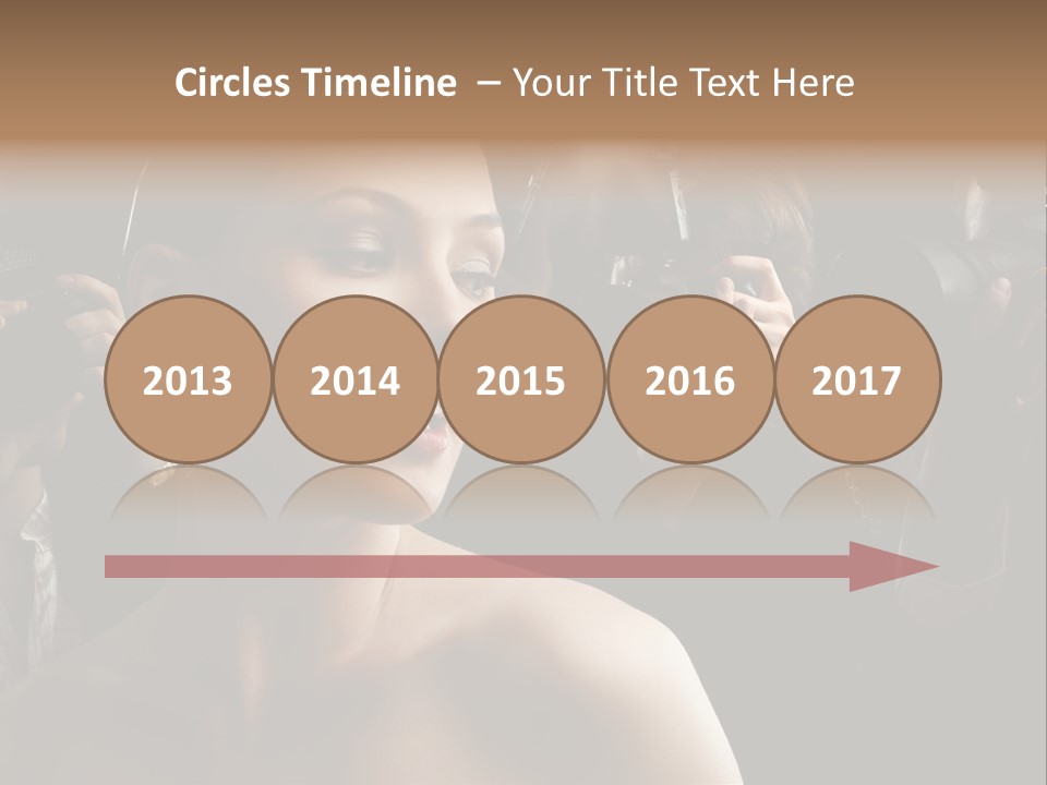 Success Reporter Caucasian PowerPoint Template