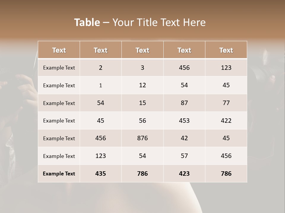 Success Reporter Caucasian PowerPoint Template