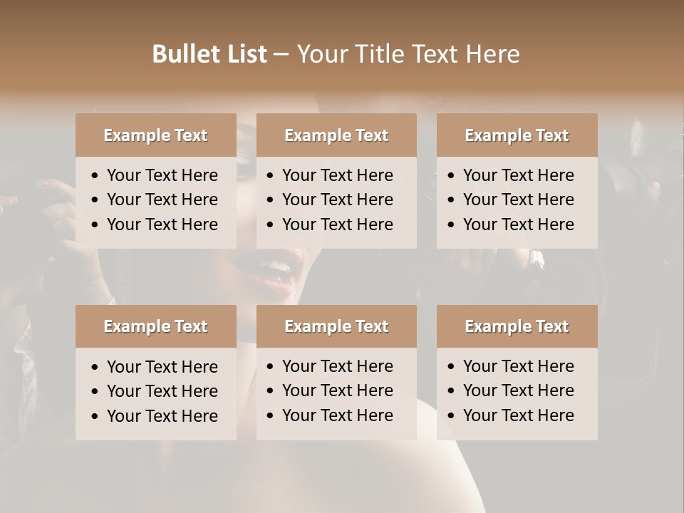 Success Reporter Caucasian PowerPoint Template