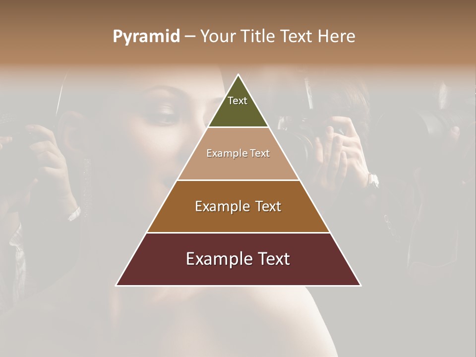 Success Reporter Caucasian PowerPoint Template