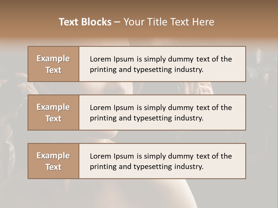 Success Reporter Caucasian PowerPoint Template
