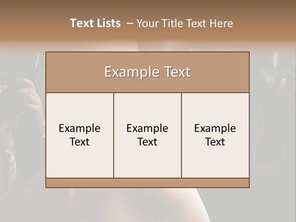 Success Reporter Caucasian PowerPoint Template