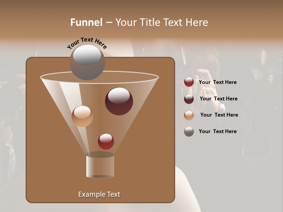 Success Reporter Caucasian PowerPoint Template