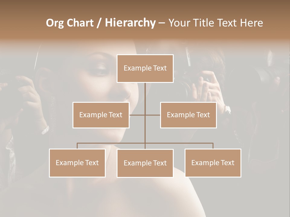 Success Reporter Caucasian PowerPoint Template