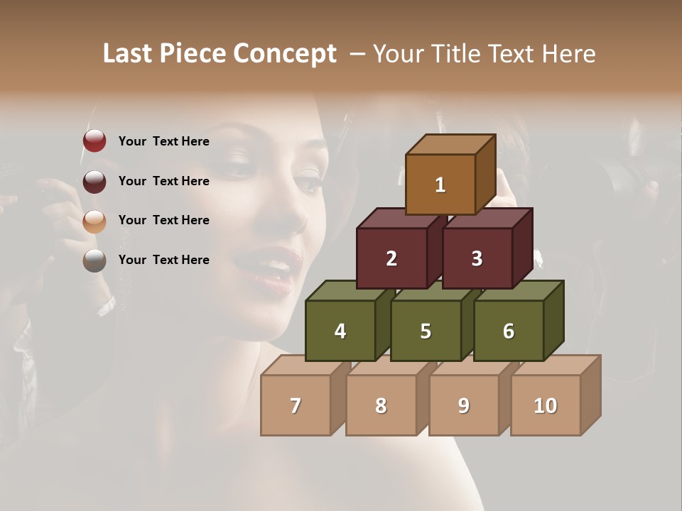 Success Reporter Caucasian PowerPoint Template