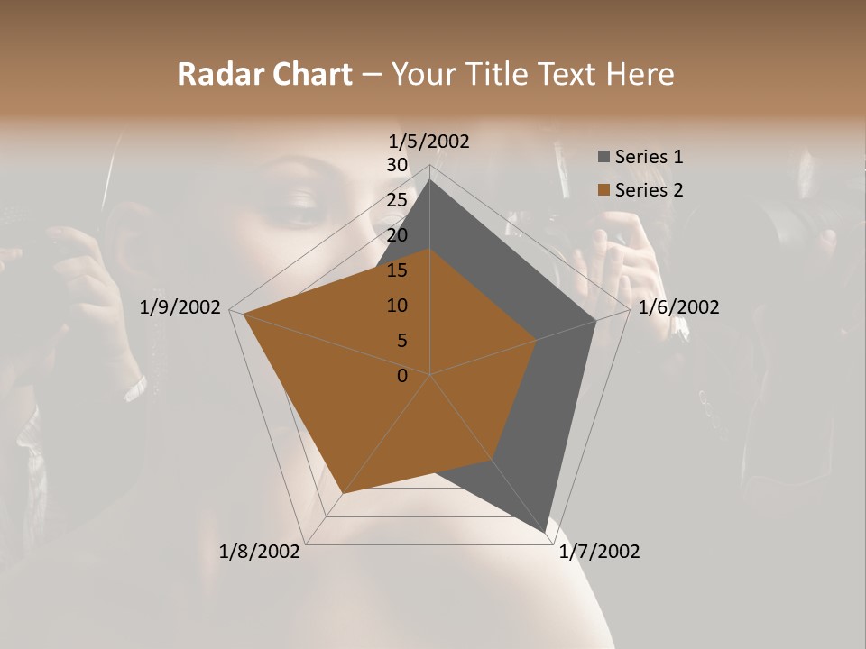 Success Reporter Caucasian PowerPoint Template