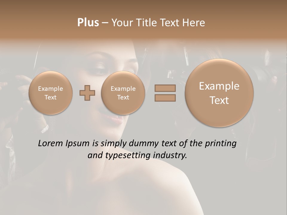 Success Reporter Caucasian PowerPoint Template