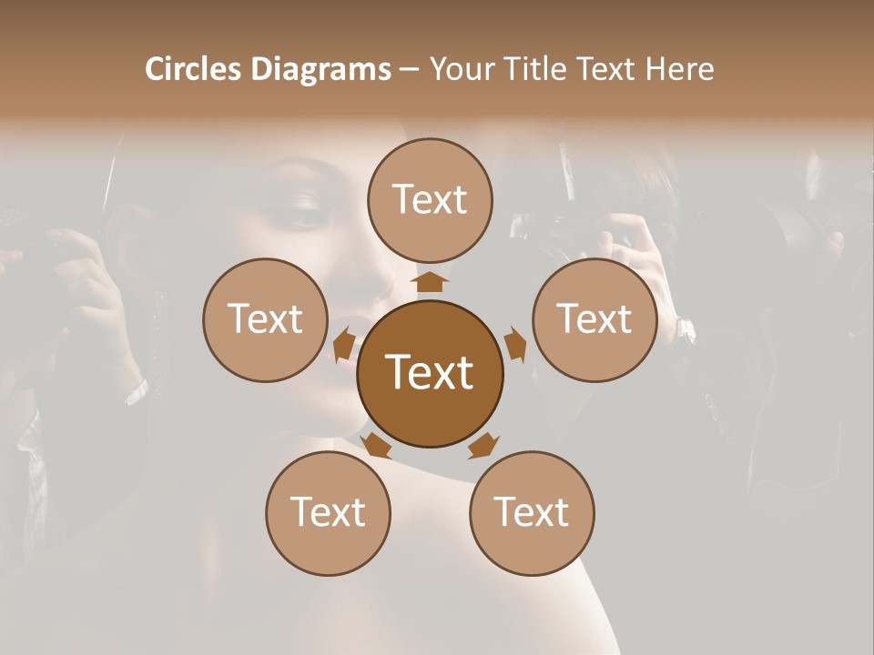 Success Reporter Caucasian PowerPoint Template