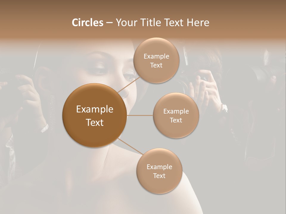 Success Reporter Caucasian PowerPoint Template