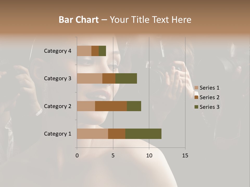 Success Reporter Caucasian PowerPoint Template