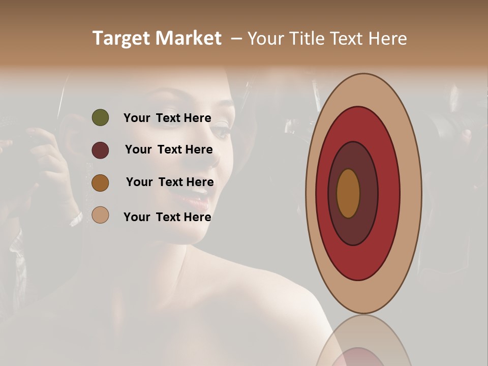 Success Reporter Caucasian PowerPoint Template