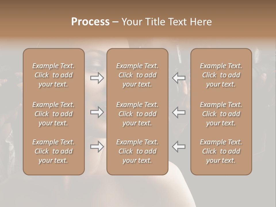 Success Reporter Caucasian PowerPoint Template