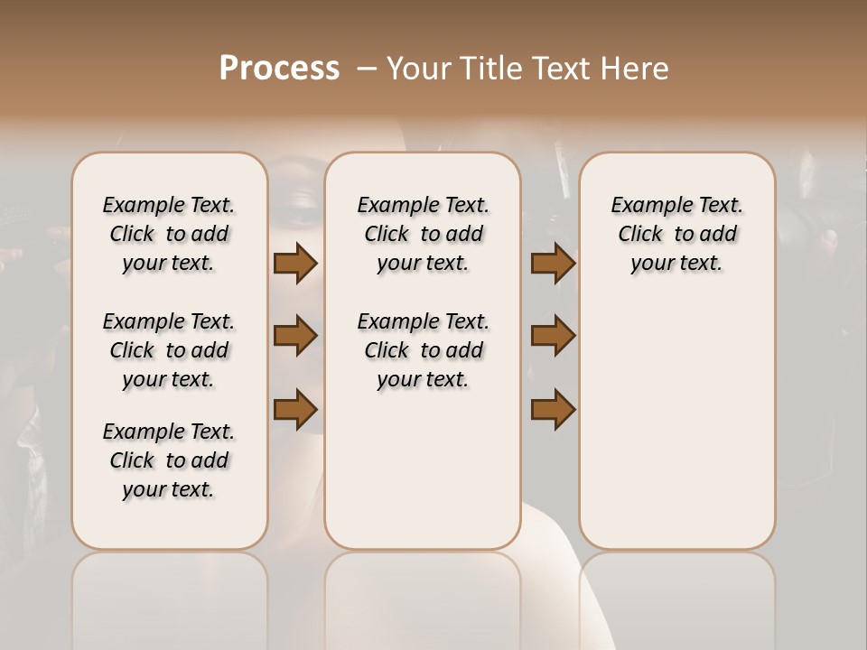Success Reporter Caucasian PowerPoint Template