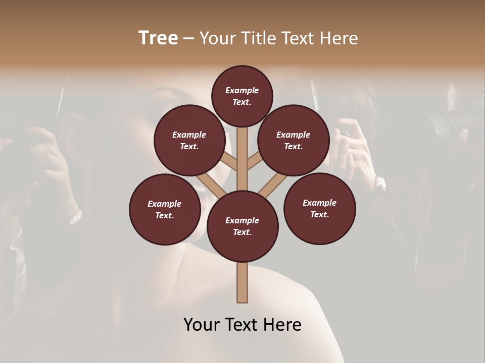 Success Reporter Caucasian PowerPoint Template