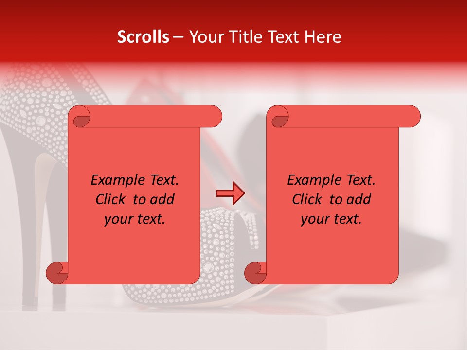 Objects Window Showcase PowerPoint Template