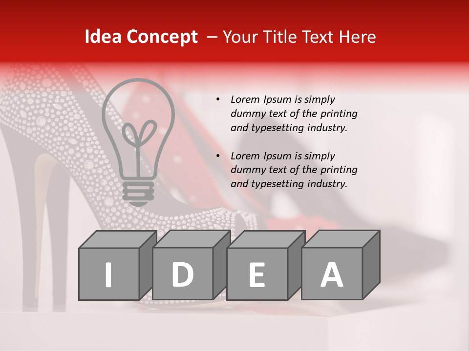 Objects Window Showcase PowerPoint Template