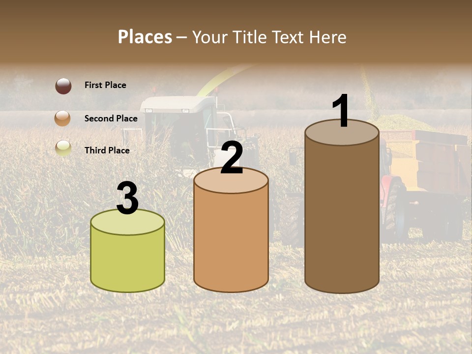 Harvesting Farmer Season PowerPoint Template