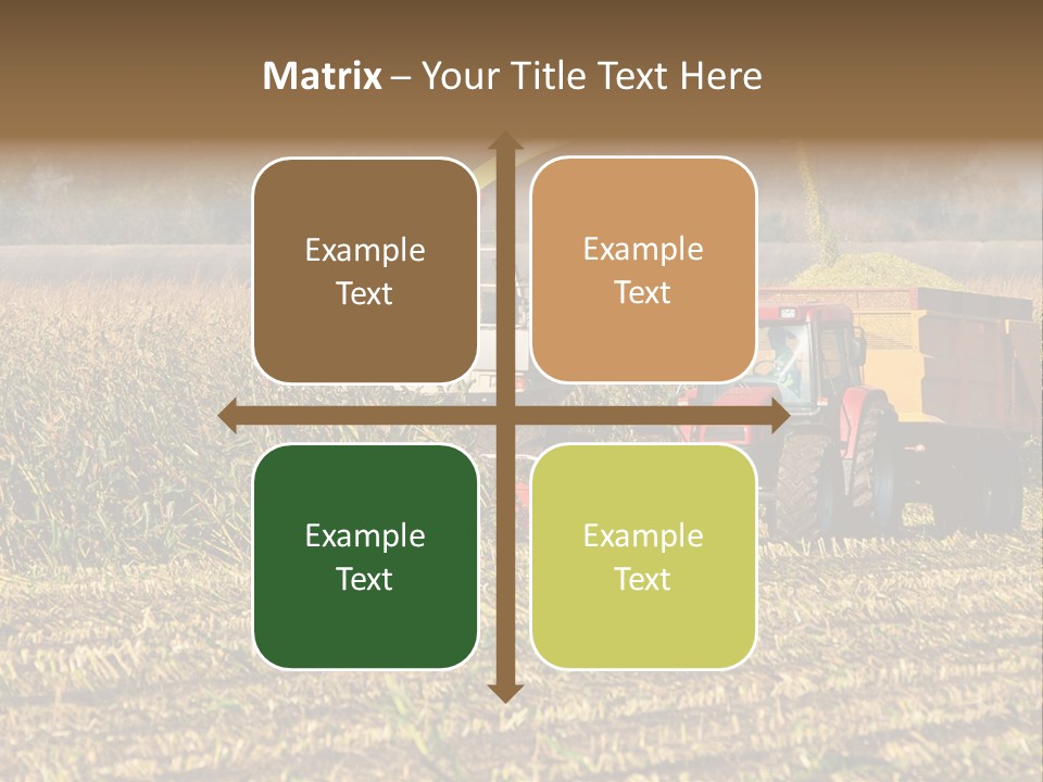 Harvesting Farmer Season PowerPoint Template