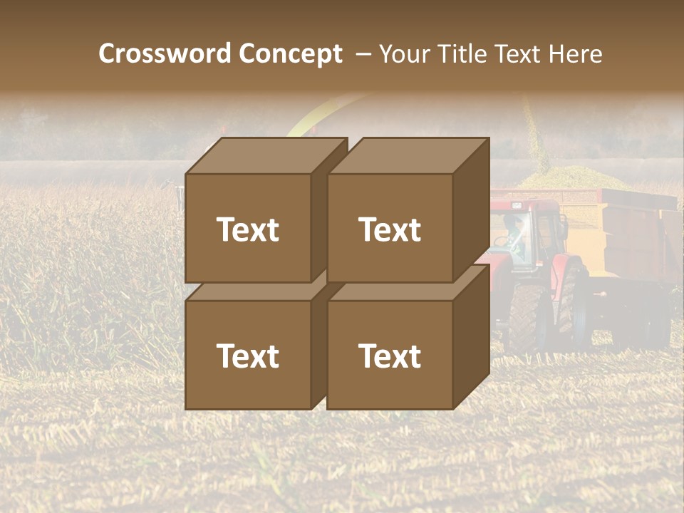 Harvesting Farmer Season PowerPoint Template
