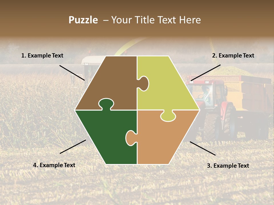 Harvesting Farmer Season PowerPoint Template