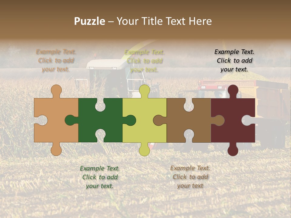 Harvesting Farmer Season PowerPoint Template