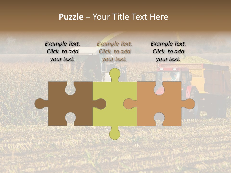 Harvesting Farmer Season PowerPoint Template