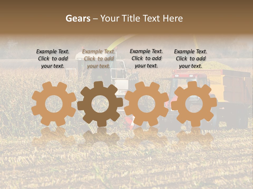 Harvesting Farmer Season PowerPoint Template