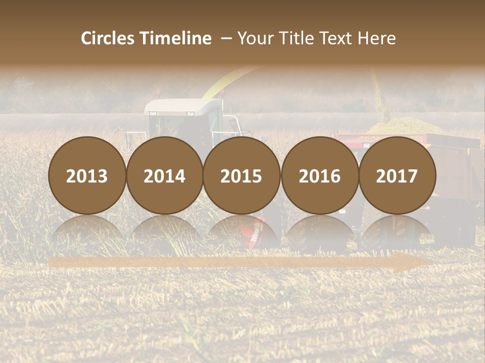 Harvesting Farmer Season PowerPoint Template