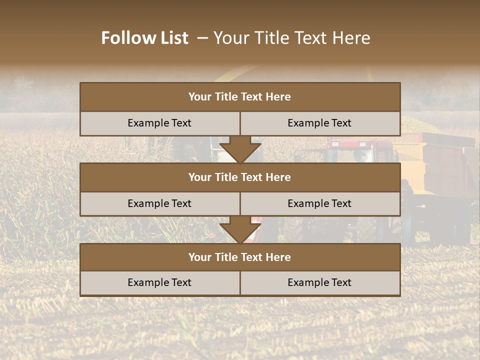 Harvesting Farmer Season PowerPoint Template