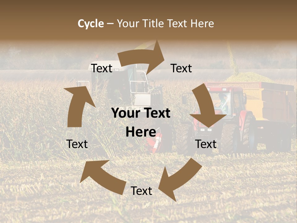 Harvesting Farmer Season PowerPoint Template
