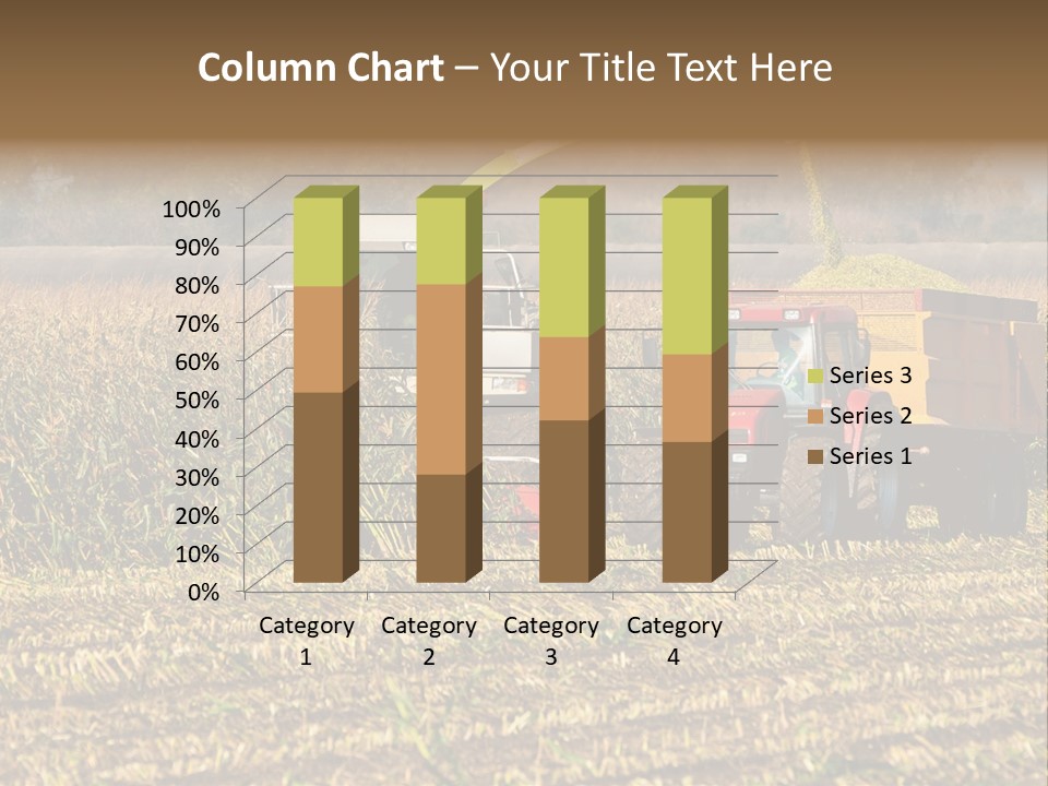 Harvesting Farmer Season PowerPoint Template