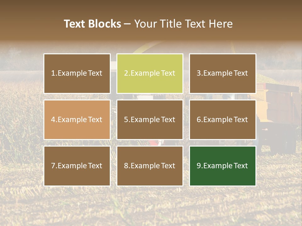 Harvesting Farmer Season PowerPoint Template