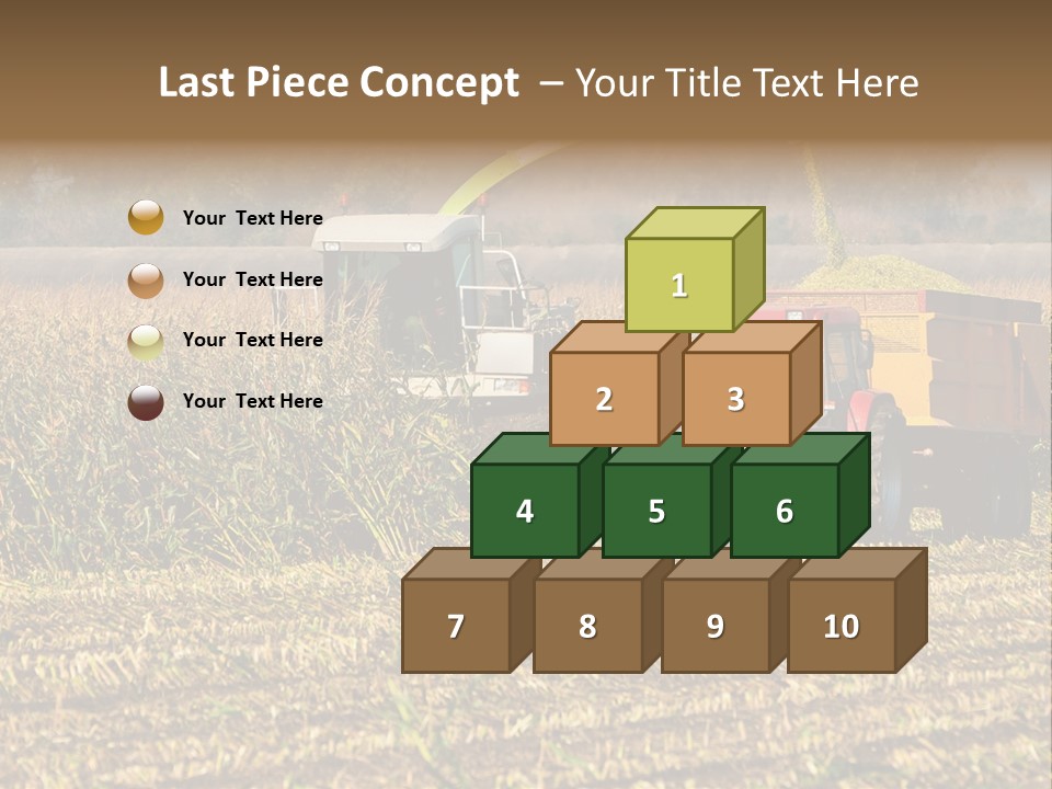 Harvesting Farmer Season PowerPoint Template