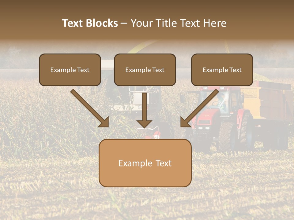 Harvesting Farmer Season PowerPoint Template