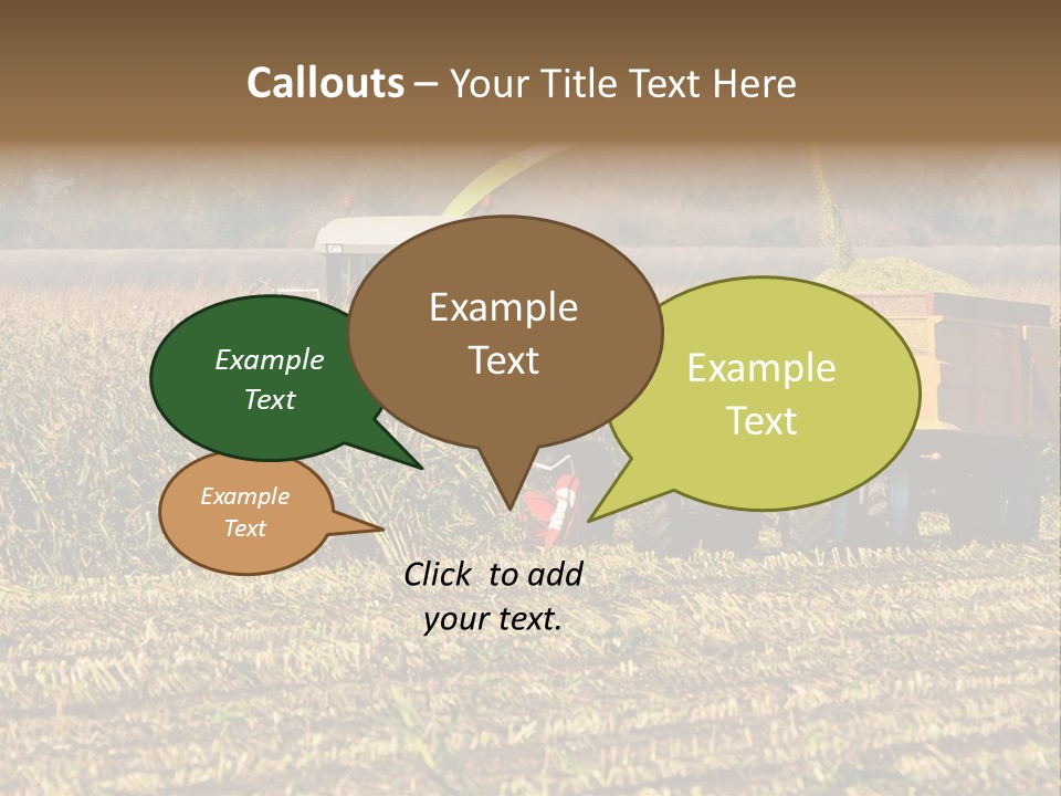 Harvesting Farmer Season PowerPoint Template