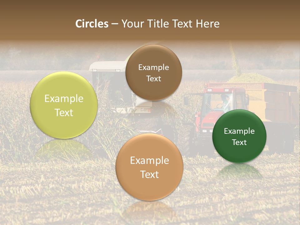 Harvesting Farmer Season PowerPoint Template